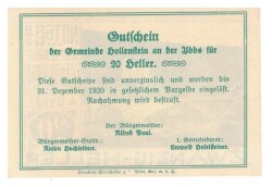 Avusturya 20 Heller YKP1133 - 2