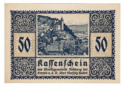 Avusturya 50 Heller 1920 ÇİL *Rehberg* YKP5798 - 1
