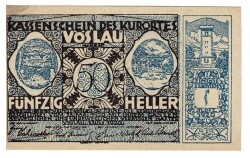 Avusturya 50 Heller 1920 ÇİL *Vöslau* YKP5806 - 1