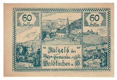 Avusturya 50 Heller 1920 ÇİL *Waldkirchen* YKP5815 - 1