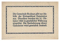 Avusturya 50 Heller 1920 Çil YKP2517 - 2