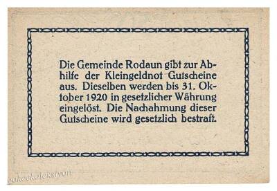 Avusturya 50 Heller 1920 Çil YKP2517 - 2