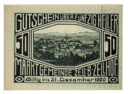 Avusturya 50 Heller 1920 ÇİL *Zell B.Zellhof* YKP5785 - 2