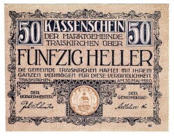 Avusturya 50 Heller 1921 ÇİL *Traiskirchen* YKP5791 - 1