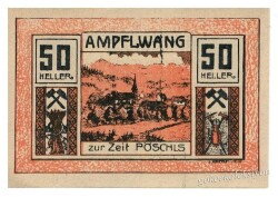 Avusturya 50 Heller (Ampflwang) YKP1013 - Gökçekoleksiyon