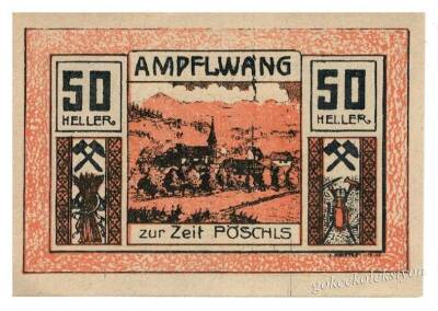 Avusturya 50 Heller (Ampflwang) YKP1013 - 1