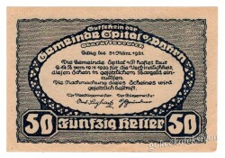 Avusturya 50 Heller YKP1030 - Gökçekoleksiyon