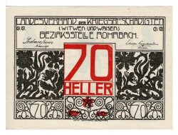 Avusturya 70 Heller 1920 ÇİL *Rohrbach* YKP5824 - 1