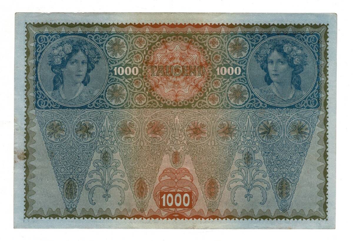 Avusturya-Macaristan 1000 Kronen 2 Ocak 1902 II.Edisyon 