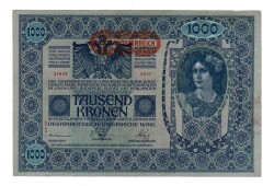 Avusturya-Macaristan 1000 Kronen 2 Ocak 1902 II.Edisyon 