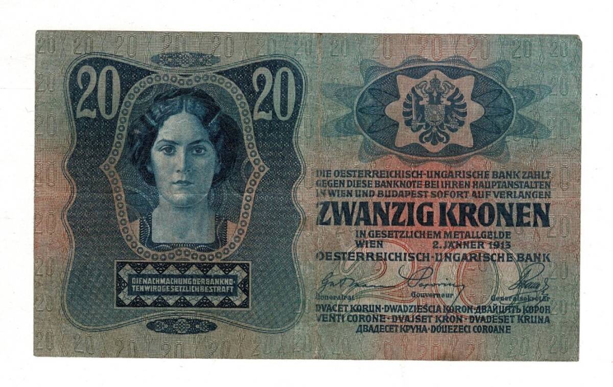Avusturya - Macaristan 20 Korona 1913 ÇT+ YKP8236 - 2