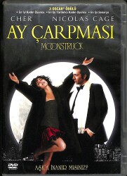 Ay Çarpması (Moonstruck) – Orijinal DVD (İkinci El) * Cher, Nicolas Cage, Olympia Dukakis - 1987 - 3 Oscar Ödüllü Klasik Romantik Komedi * DVD2931 - Gökçekoleksiyon