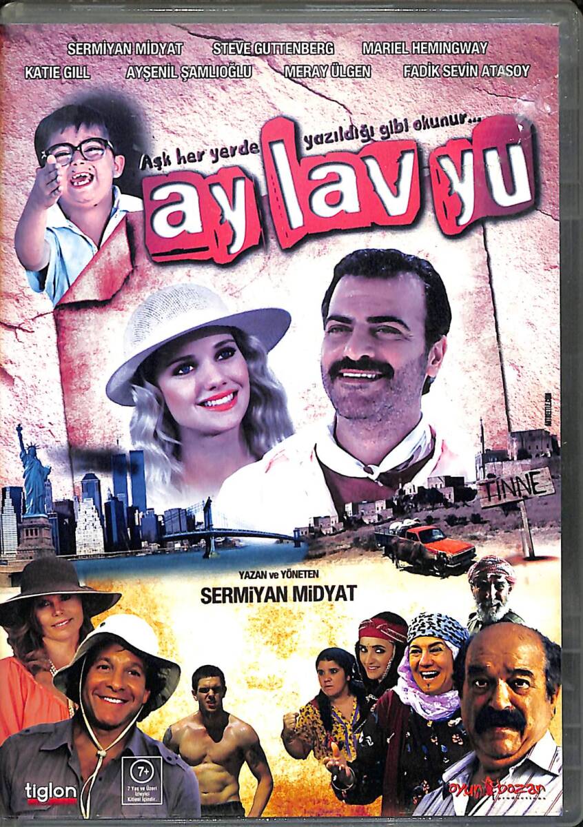 Ay Lav Yu – Orijinal DVD (İkinci El) * Sermiyan Midyat, Steve Guttenberg, Mariel Hemingway, Katie Gill, Ayşenil Şamlıoğlu – 2010 * DVD2983 - 1