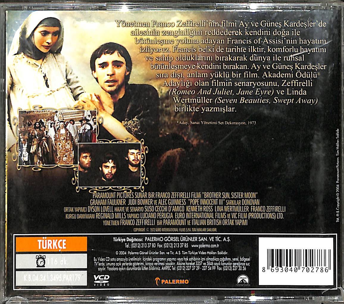Ay Ve Güneş Kardeşler VCD Film (İkinci El) VCD26949 - 2