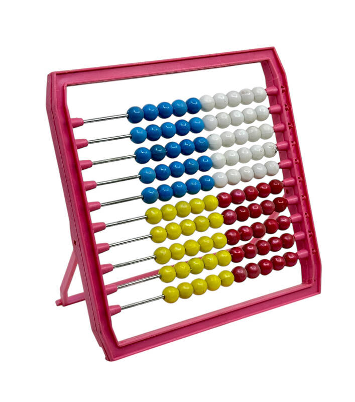 Ayaklı Plâstik Abaküs 1990s AOB4709 - 1