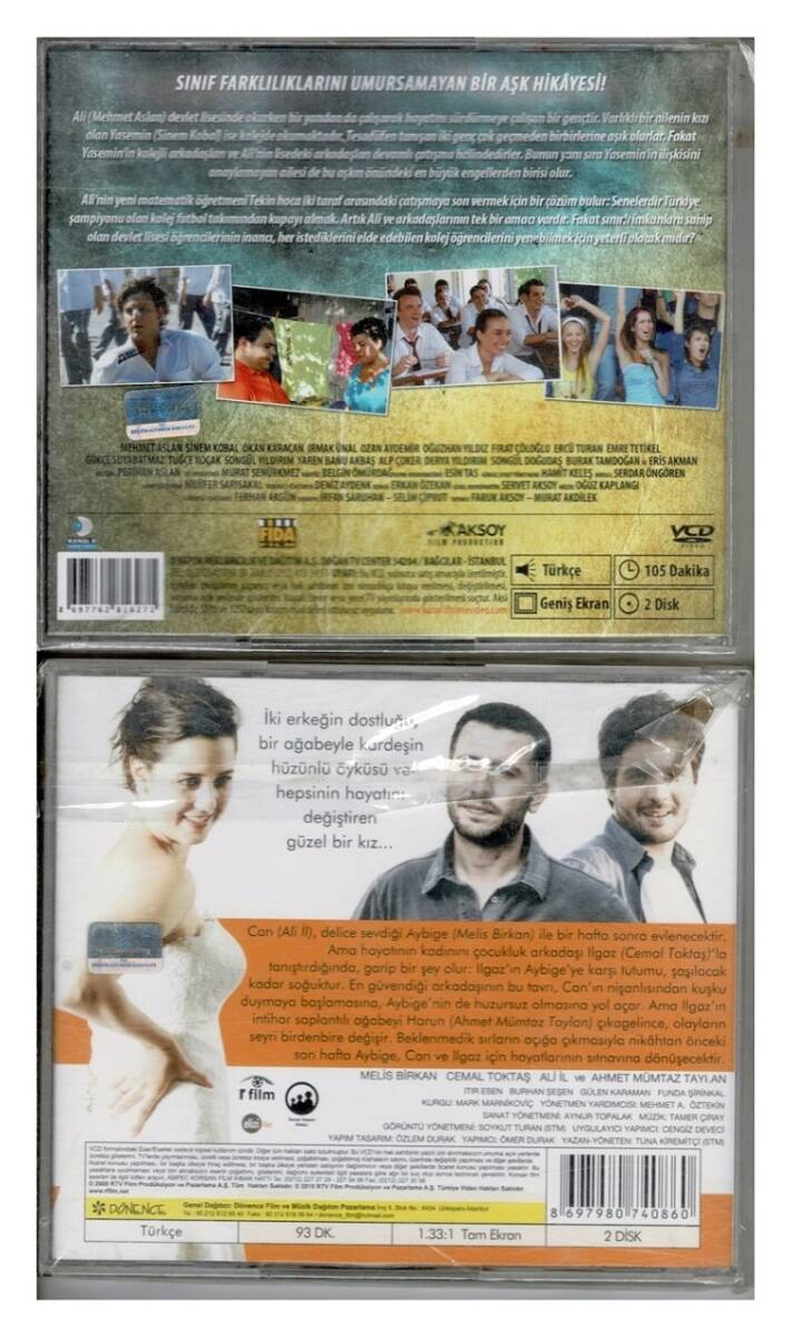 Ayakta Kal Adını Sen Koy - 2 Adet VCD Film VCD782 - 2