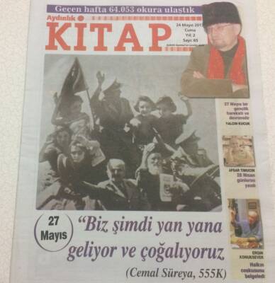 Aydınlı Gazetesi Kitap Eki 26 Nisan 2013 - Ergenekonun Gğncelliği Ve Yakup Kadri Karaosmanoğlu GZ47276 - 1
