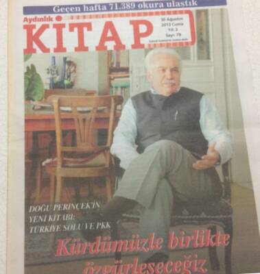 Aydınlı Gazetesi Kitap Eki 30 Ağustos 2013 - Doğu PerinçekKürdümüzle Birlikte Özgürleşeceğiz GZ47272 - 1