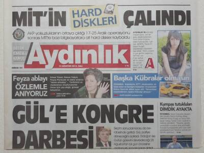 Aydınlık Gazetesi 1 Haziran 2016 - Son Uyarı GZ53069 - 1