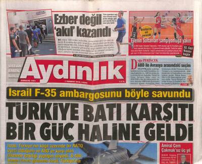 Aydınlık Gazetesi 1 Temmuz 2018 - Rus Dışişleri Bakanı Lavrov , Batı Sonrası Düzeni Yaşıyoruz GZ94358 - 1