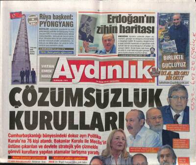 Aydınlık Gazetesi 10 Ekim 2018 - İdlibden Çıkanlar Fıratın Doğusu İçin Hazıranıyor - Rüya Başkent Pyongyang GZ94681 - 1