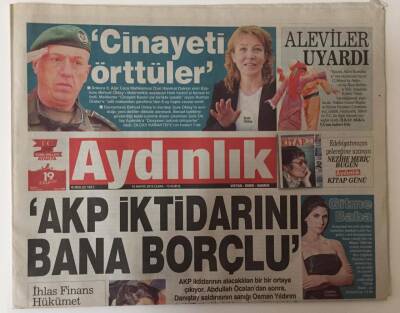 Aydınlık Gazetesi 10 Mayıs 2013 - Osman Yıldırım AKP İktidarını Bana Borçlu GZ26902 - 1