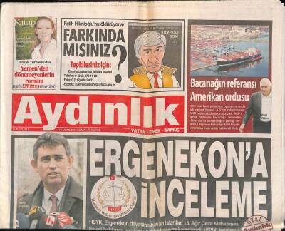 Aydınlık Gazetesi 10 Ocak 2014 - TÜSAK Müzik Ve Sahne Sanatları Alanında Kıyım - Bacanağın Referansı Amerikan Ordusu * Binalı Yıldırım GZ94464 - 1