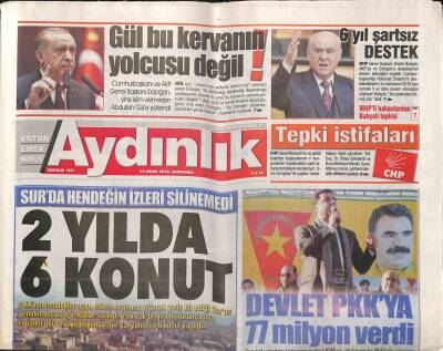 Aydınlık Gazetesi 10 Ocak 2018 - Ankara İle İlişkilerin Düzelmesi Zorunluluk - Genel Merkezin Adayları Zar Zor Seçiliyor GZ95219 - 1