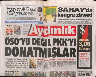 Aydınlık Gazetesi 11 Eylül 2015 - Akciğer Hastalarına Büyük Umut - ABD Açıkta Yarı Final Heyecanı GZ94741 - 1