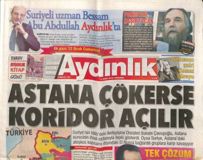 Aydınlık Gazetesi 11 Ocak 2018 - Sarıkamış Şehitleri İçin Zirveye Tırmandılar - ABDnin Amacı İranda Renkli Devrim GZ95218 - 1