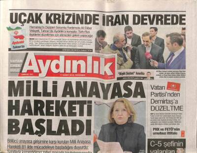 Aydınlık Gazetesi 11 Şubat 2016 - Kölelik Tasarısına Karşı İşçiler Sokağa Çıkıyor - Almanyada Bilet Fiyatlarına Tepki GZ95170 - 1