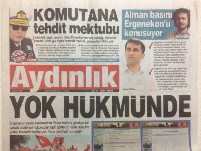 Aydınlık Gazetesi 13 Ağustos 2013 - Komutana Tehtit Mektubu GZ29816 - 1