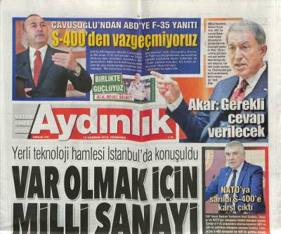 Aydınlık Gazetesi 13 Haziran 2019 - Diş Hekimleri Atanmak İstiyor - Asgari Ücret Açlık Sınırın Altında GZ94440 - 1