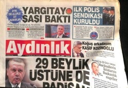 Aydınlık Gazetesi 13 Kasım 2012 - İlk Polis Sendikası Kuruldu - 29 Beylik Üstünede Padişah GZ100791 - 2