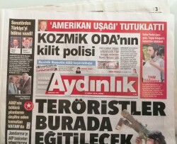 Aydınlık Gazetesi 13 Mart 2015 Teröristler Burada Eğitilecek - GZ44745 - 1