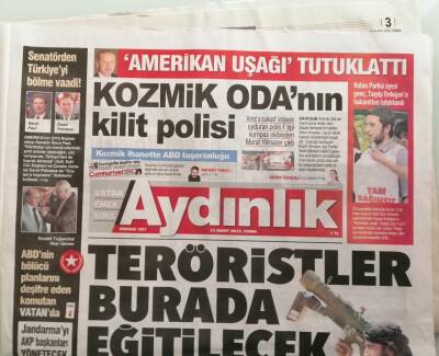 Aydınlık Gazetesi 13 Mart 2015 Teröristler Burada Eğitilecek - GZ44745 - 1