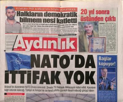 Aydınlık Gazetesi 13 Temmuz 2018 - TSKda Deprem - Meclis Başkanı Binali Yıldırım Oldu - NATOda İttifak Yok GZ94645 - 1