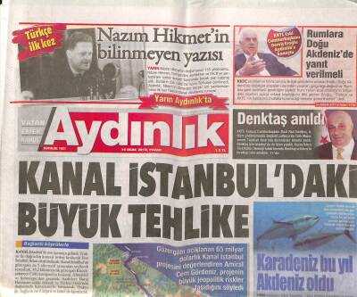 Aydınlık Gazetesi 14 Ocak 2018 - Türk Ordusu Afrini Vurmaya Başladı - Füreyya Koralın Sergisine Büyük İlgi - Karayolu İşçisi Kadro İsteyecek GZ95217 - 1