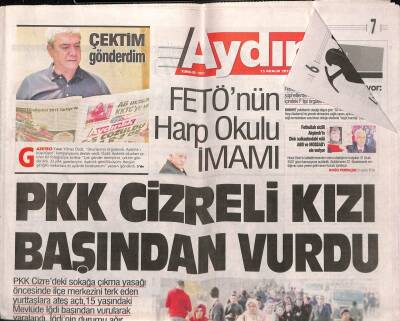 Aydınlık Gazetesi 15 Aralık 2015 - ODTÜ İşçileri Direnişi Büyütüyor - PKK Cizreli Kızı Başından Vurdu GZ94785 - 1