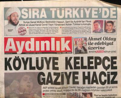 Aydınlık Gazetesi 15 Mart 2013 - Telefon Görüşmeleri Tertibi Ele Veriyor - THY nin Aydınlık Ambargosu Delindi GZ95506 - 1