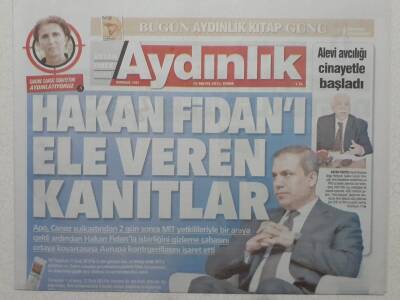 Aydınlık Gazetesi 15 Mayıs 2015 - Hakan Fidanı Ele Veren Kanıtlar GZ53087 - 1