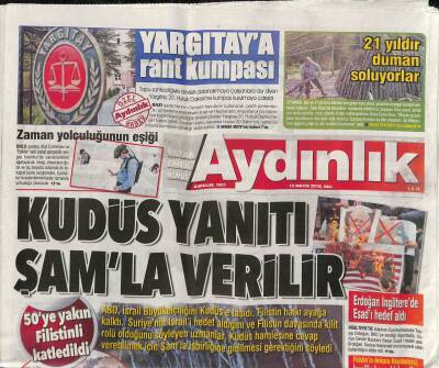 Aydınlık Gazetesi 15 Mayıs 2018 - İdlibde 11. Gözlem Noktası Kuruldu , Kışkırtma Tehlikesi Süreci Hızlandırdı GZ94386 - 1