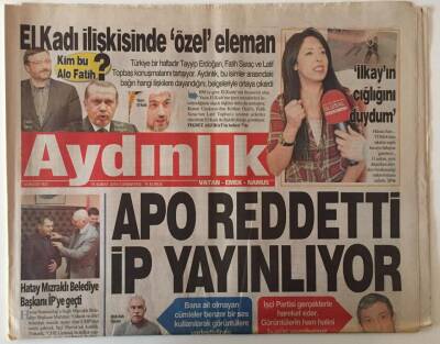 Aydınlık Gazetesi 15 Şubat 2014 - Apo Reddetti İşçi Partisi Yayınlıyor GZ28510 - 1