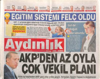Aydınlık Gazetesi 16 Eylül 2013 - Devlet Kasasında Doğalgaz Rüşveti - Serdar Kadakal Son Yolculuğuna Uğurlandı GZ94431 - 1