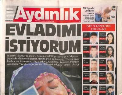 Aydınlık Gazetesi 16 Haziran 2014 - Enerji Ve Maden İşçileri Bugün İş Bırakıyor - Işid Türkmenlere Saldırdı GZ94627 - 1
