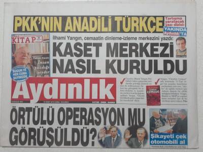 Aydınlık Gazetesi 16 Mart 2012 - Kaset Merkezi Nasıl Kuruldu? GZ53071 - 1