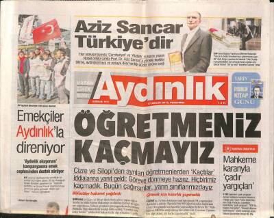 Aydınlık Gazetesi 17 Aralık 2015 - PKK Üniversitede Kimlik Soruyor - Emekçiler Aydınlıkla Direniyor GZ94415 - 1