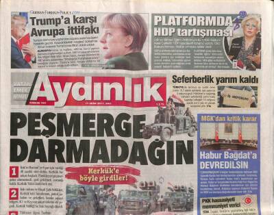 Aydınlık Gazetesi 17 Ekim 2017 - AKPnin Seçim Hesabı Az Oyla Çok Vekil - Dünya Gençliği Rusyada Buluştu GZ95212 - 1
