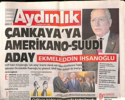 Aydınlık Gazetesi 17 Haziran 2014 - Yatağanda Santrallar Durdu - Çankayaya Amerikano - Suudi Aday GZ94629 - 1