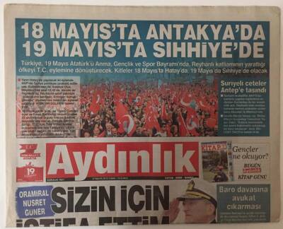 Aydınlık Gazetesi 17 Mayıs 2013 - Oramiral Nusret Güner Sizin İçin İstifa Ettim GZ26881 - 1